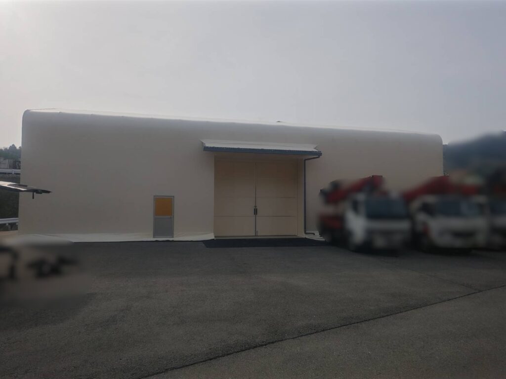 短い期間で引渡し可能！！福井県でテント倉庫を建設しました！